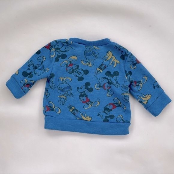 Disney Baby Boys Blue Mickey Mouse Donald Duck Pluto Sweater Size 12 months - Picture 3 of 3